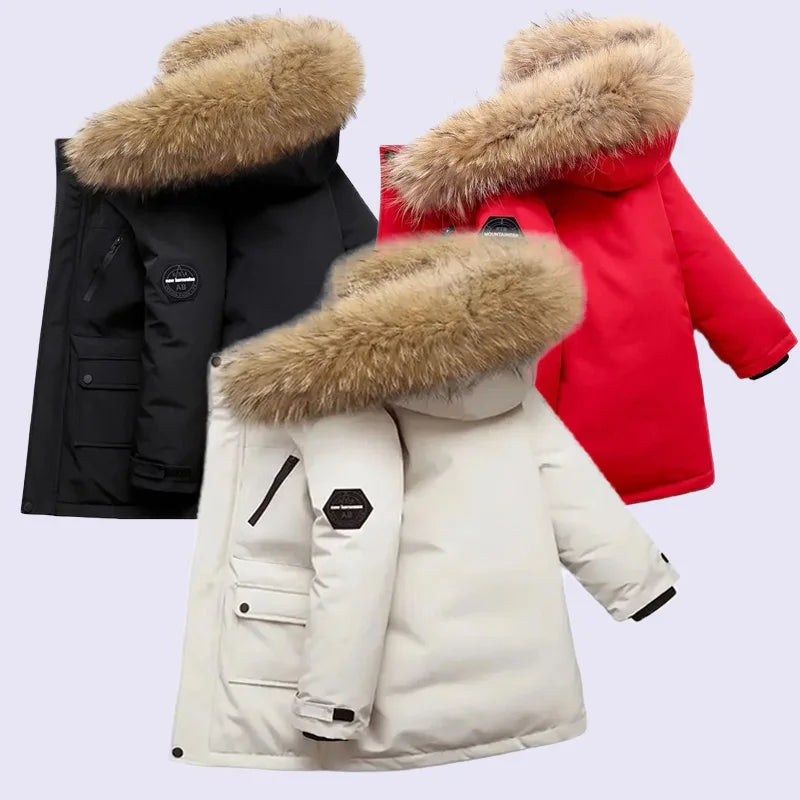 Boys Thickened Down Jackets